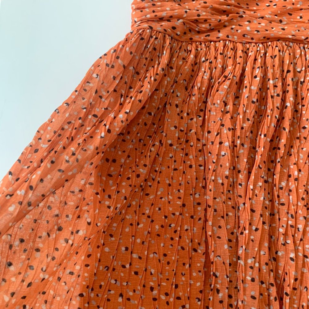 NWT French Connection Long Sleeve Printed Dress Size 4 - Picture 8 of 8